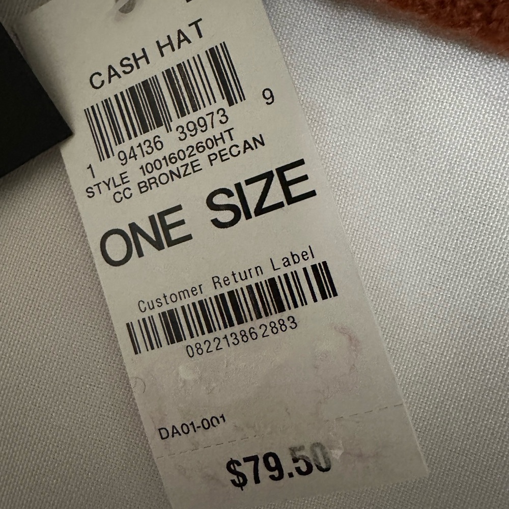 Charter Club Rich Brown 100% Cashmere Beanie - Picture 4 of 9